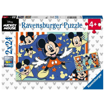 Puzzle dla dzieci 2x24 Myszka Miki
